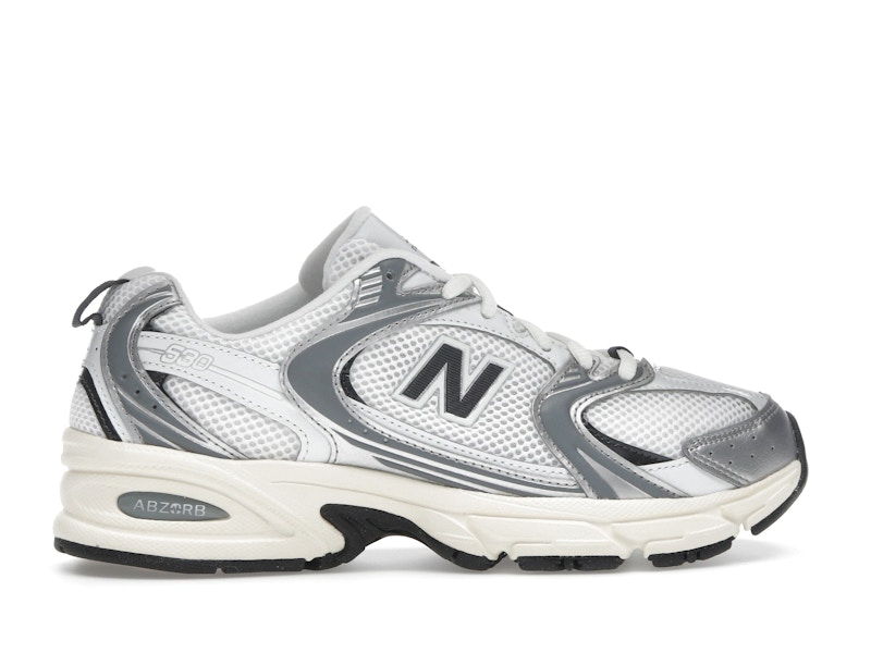 New Balance 530 Silver Metallic Black Cement