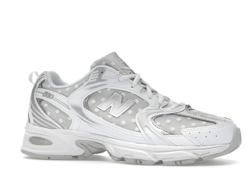 New Balance 530 Silver Metallic Polka Dots