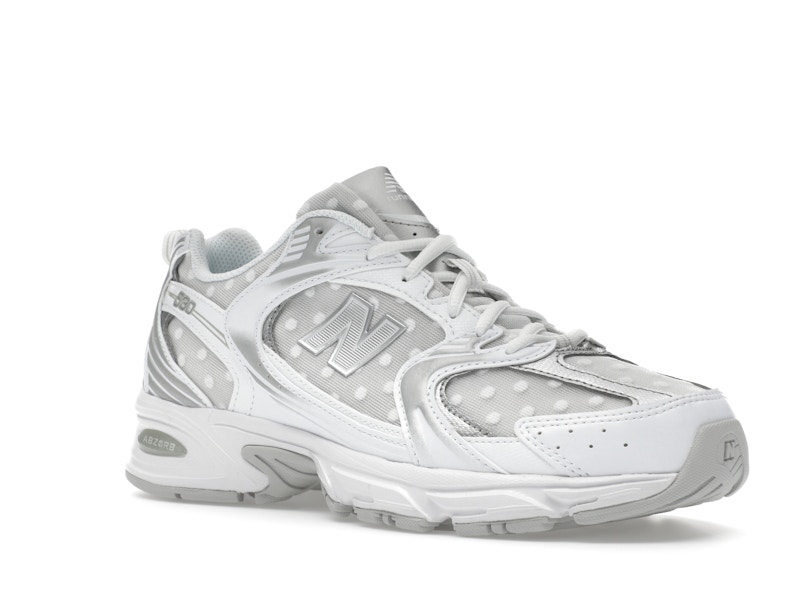 New Balance 530 Silver Metallic Polka Dots