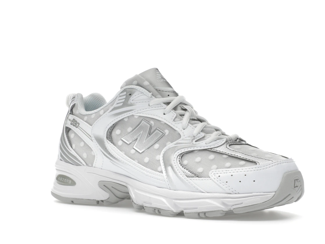 New Balance 530 Silver Metallic Polka Dots