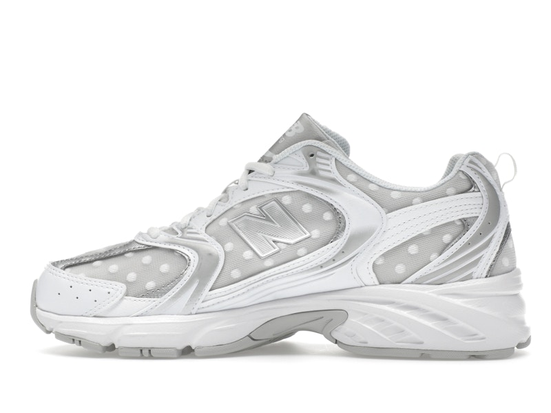 New Balance 530 Silver Metallic Polka Dots