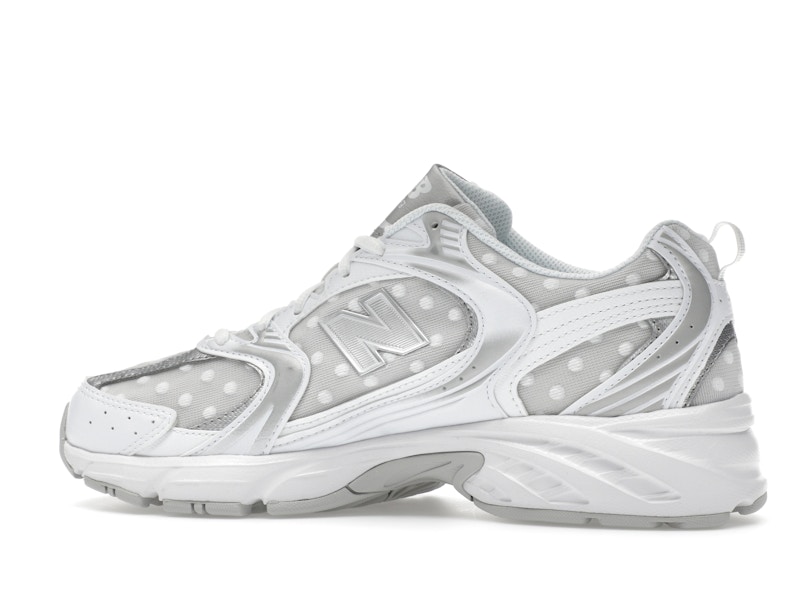 New Balance 530 Silver Metallic Polka Dots