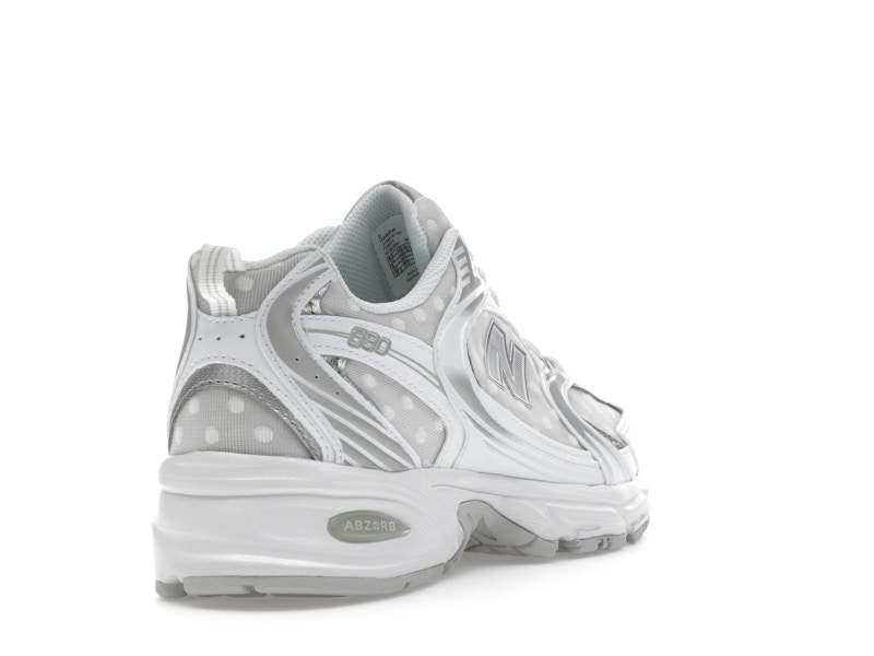 New Balance 530 Silver Metallic Polka Dots