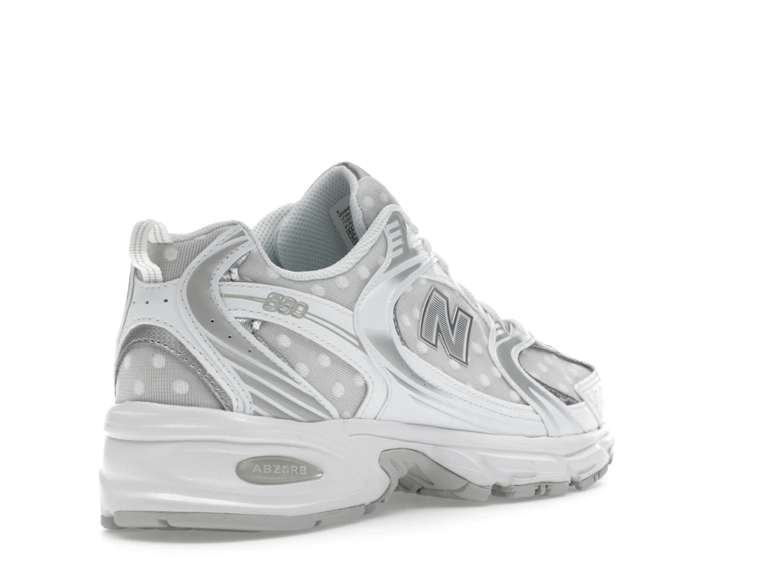 New Balance 530 Silver Metallic Polka Dots