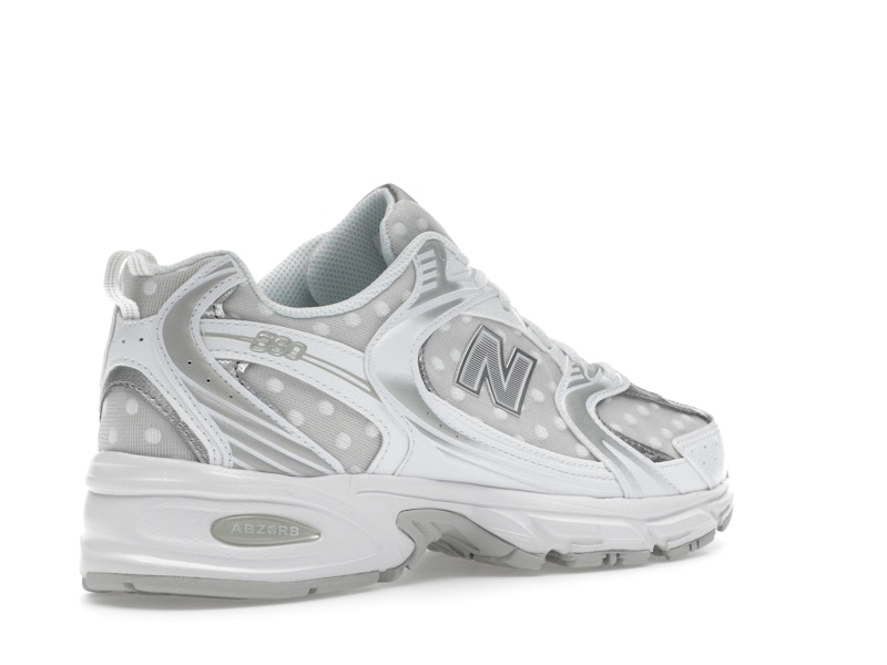 New Balance 530 Silver Metallic Polka Dots