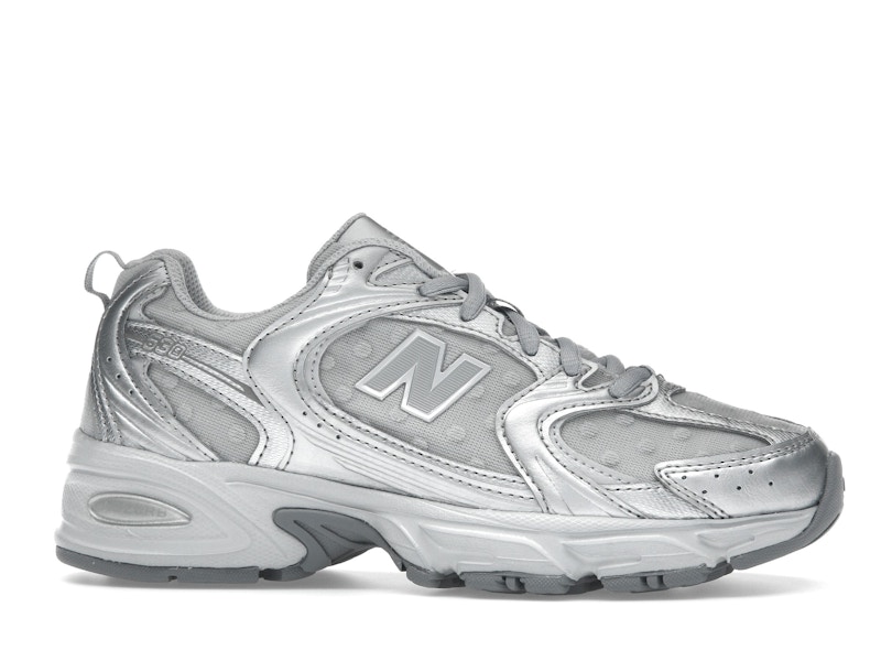 New Balance 530 Silver Metallic Raincloud Polka Dots