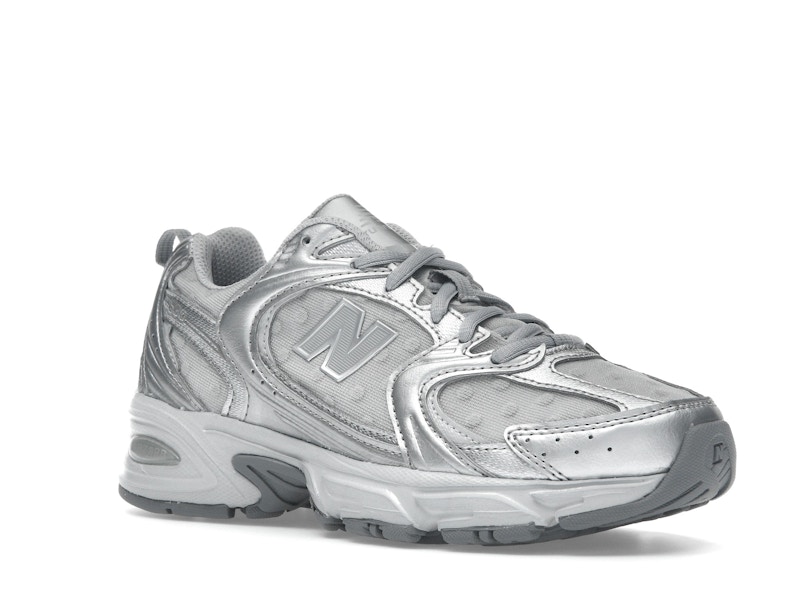 New Balance 530 Silver Metallic Raincloud Polka Dots