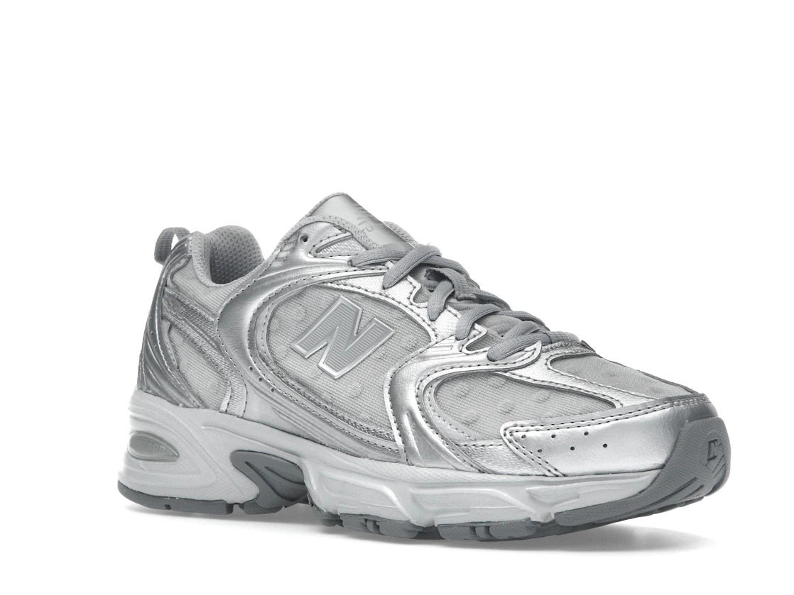 New Balance 530 Silver Metallic Raincloud Polka Dots