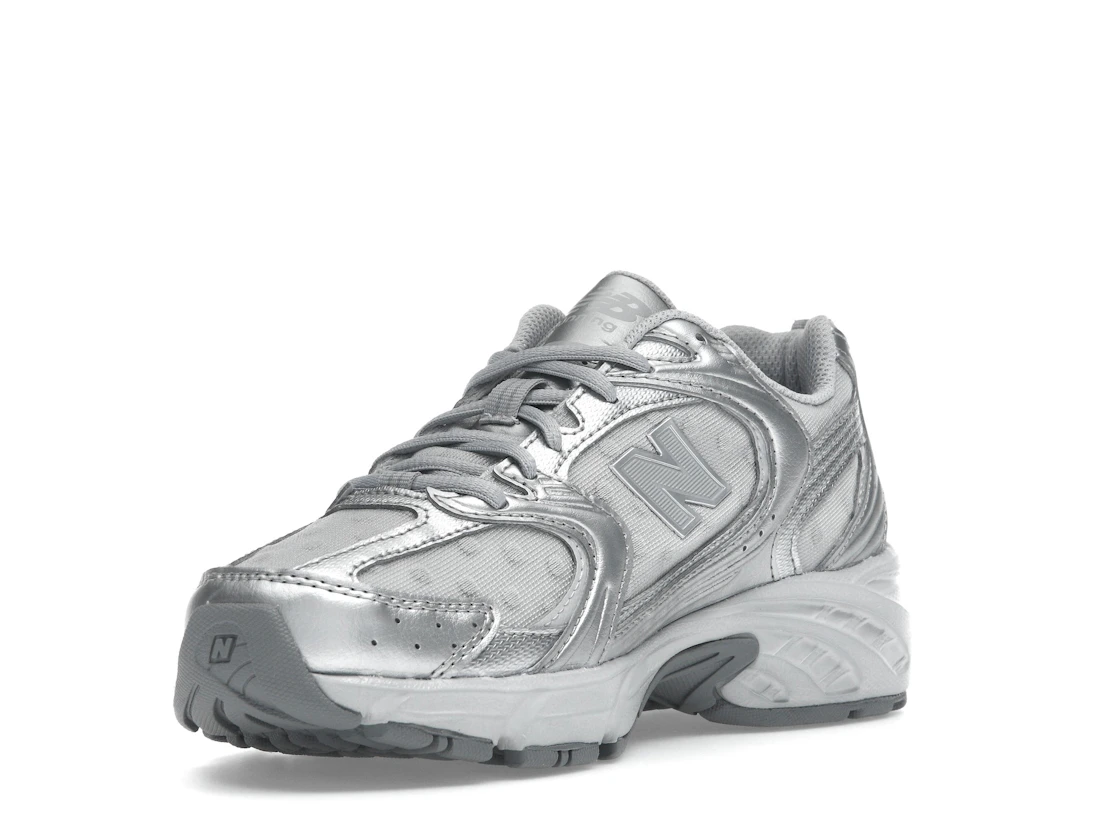 New Balance 530 Silver Metallic Raincloud Polka Dots