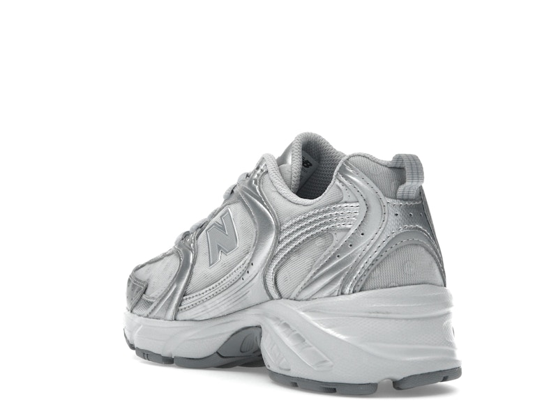 New Balance 530 Silver Metallic Raincloud Polka Dots