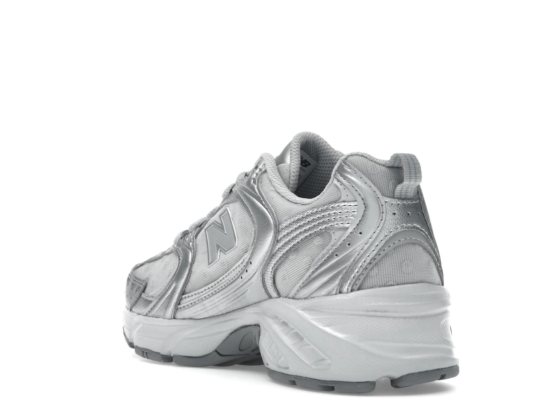 New Balance 530 Silver Metallic Raincloud Polka Dots