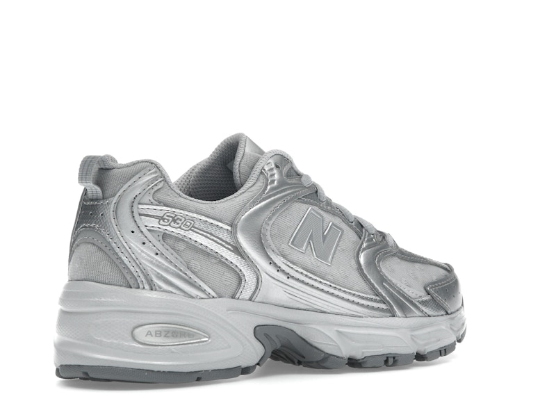 New Balance 530 Silver Metallic Raincloud Polka Dots