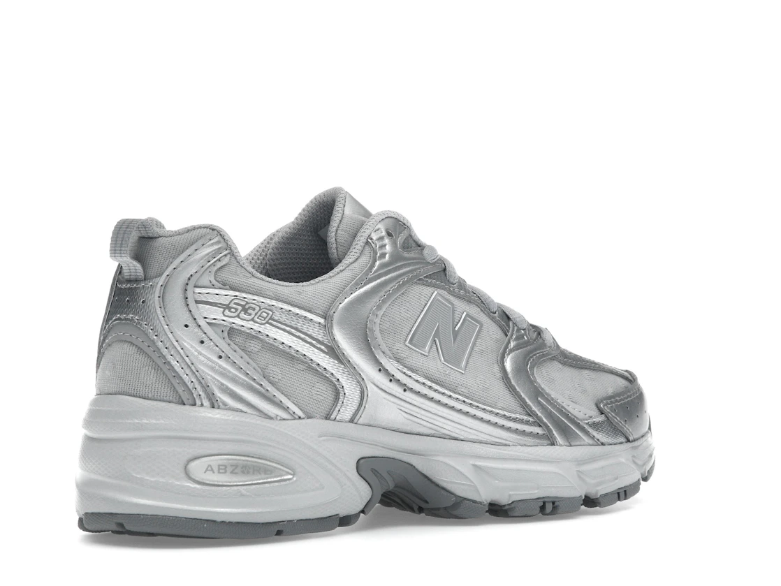 New Balance 530 Silver Metallic Raincloud Polka Dots
