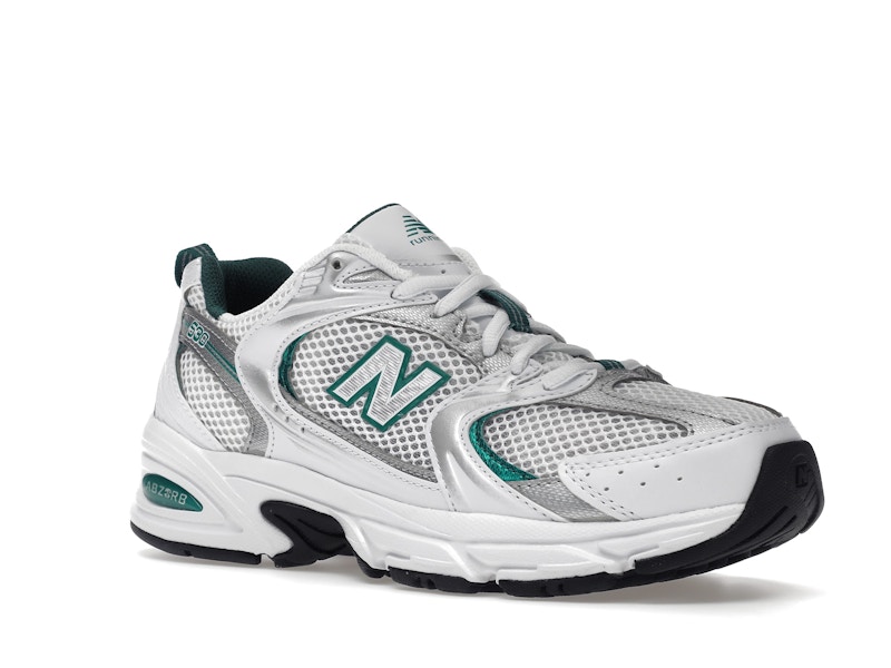 New Balance 530 White Silver Green