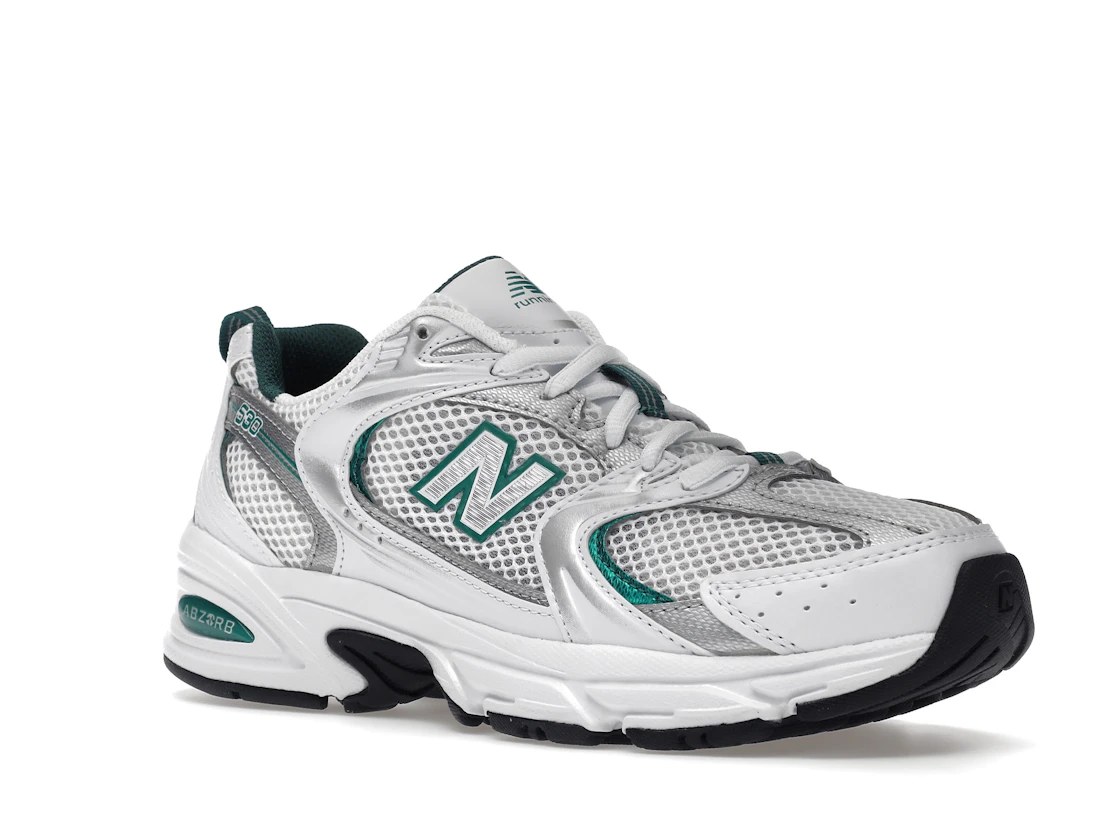 New Balance 530 White Silver Green