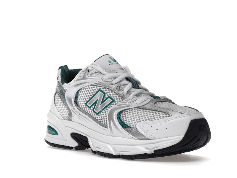 New Balance 530 White Silver Green