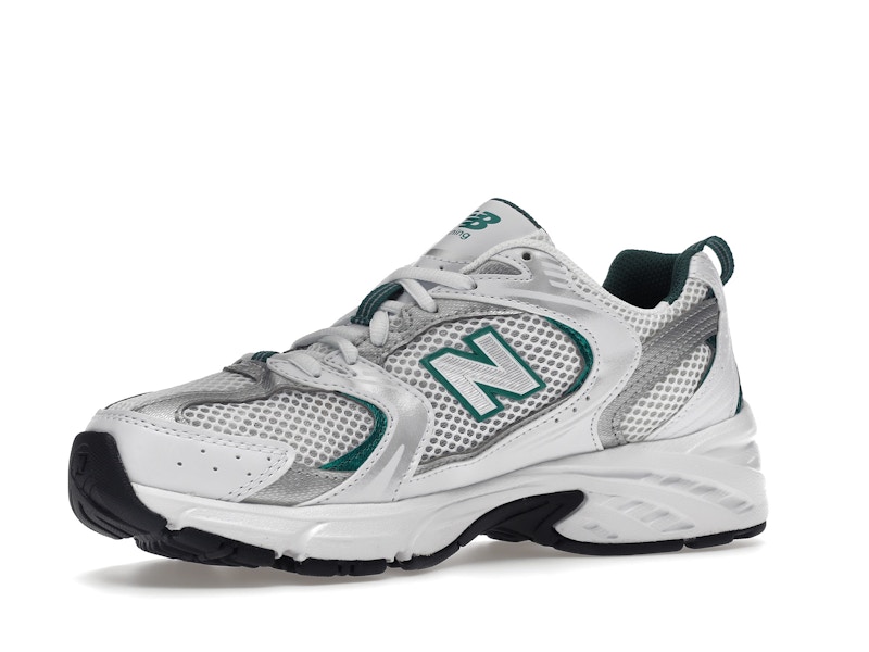 New Balance 530 White Silver Green