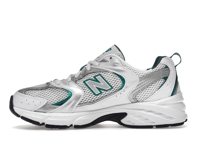 New Balance 530 White Silver Green
