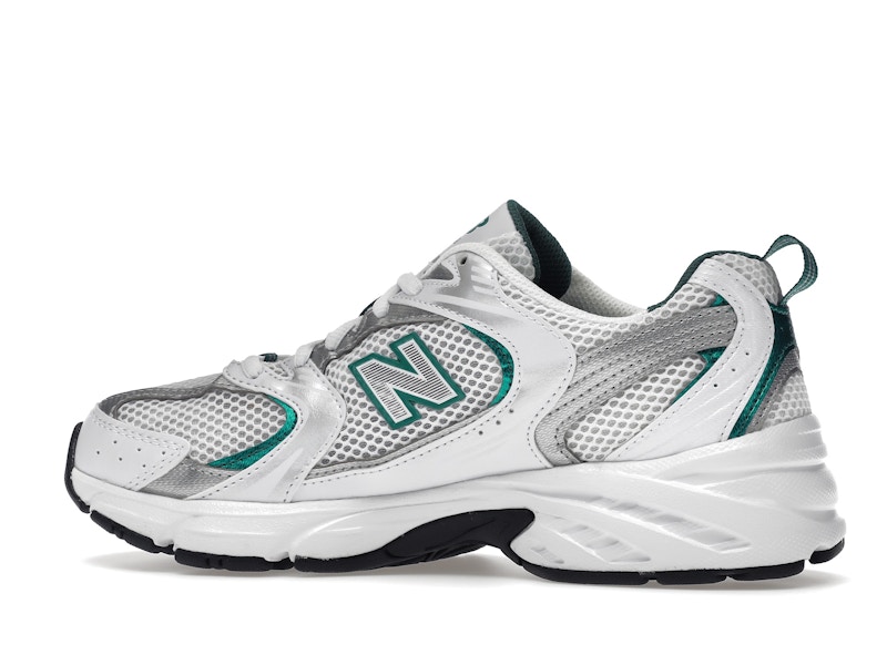 New Balance 530 White Silver Green