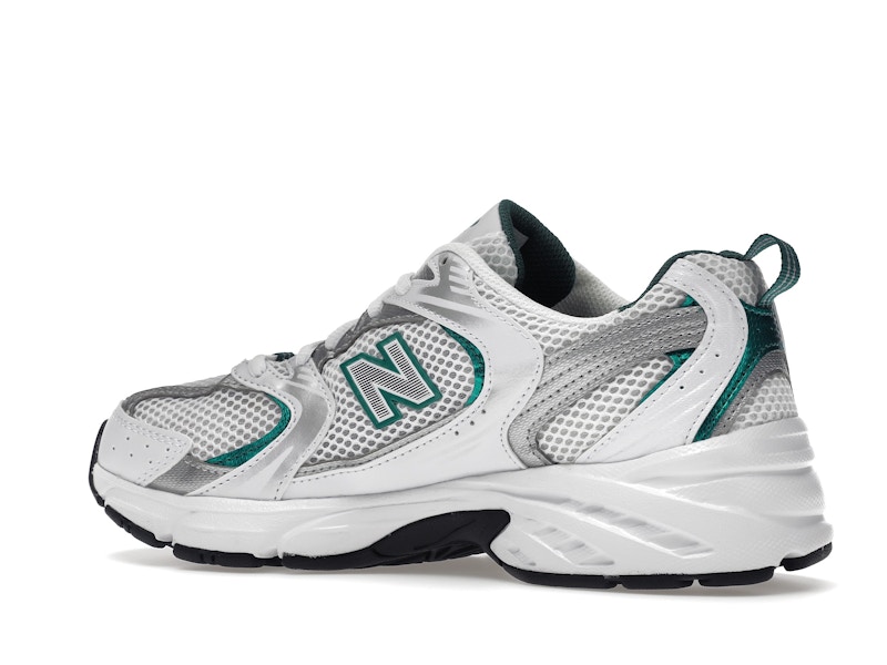 New Balance 530 White Silver Green