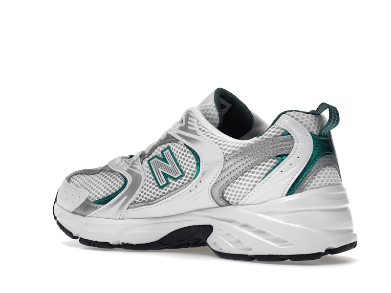 New Balance 530 White Silver Green