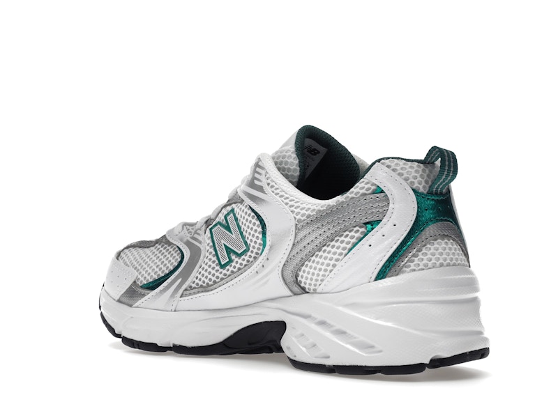 New Balance 530 White Silver Green