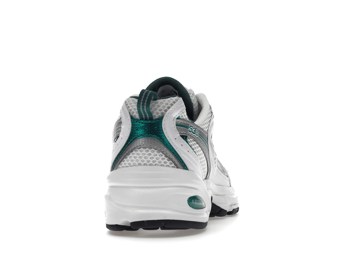 New Balance 530 White Silver Green