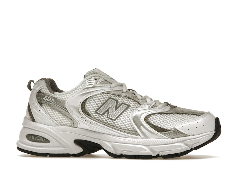 New Balance 530 White Silver Metallic