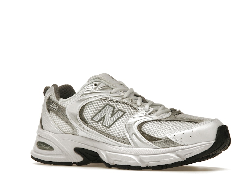 New Balance 530 White Silver Metallic