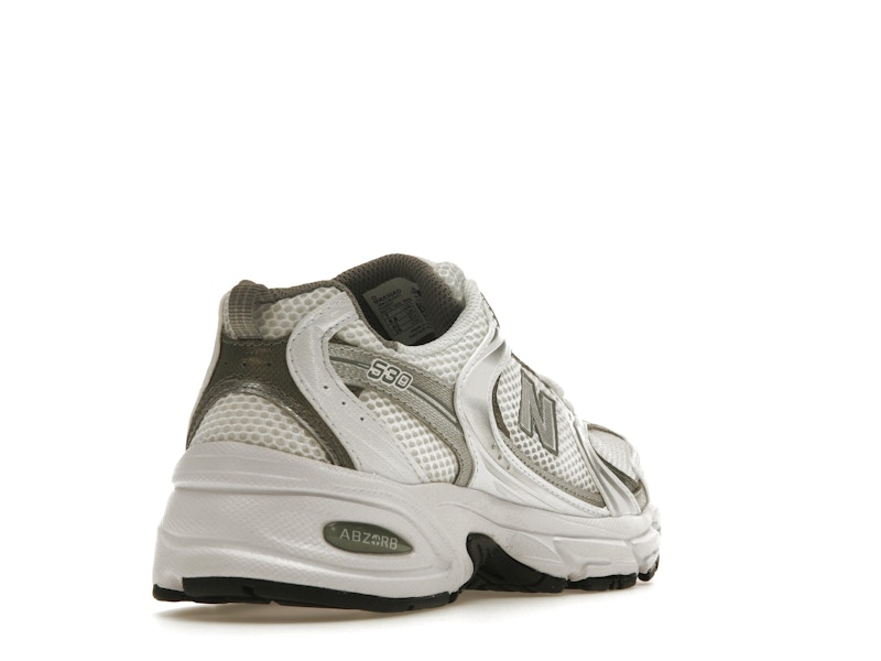 New Balance 530 White Silver Metallic