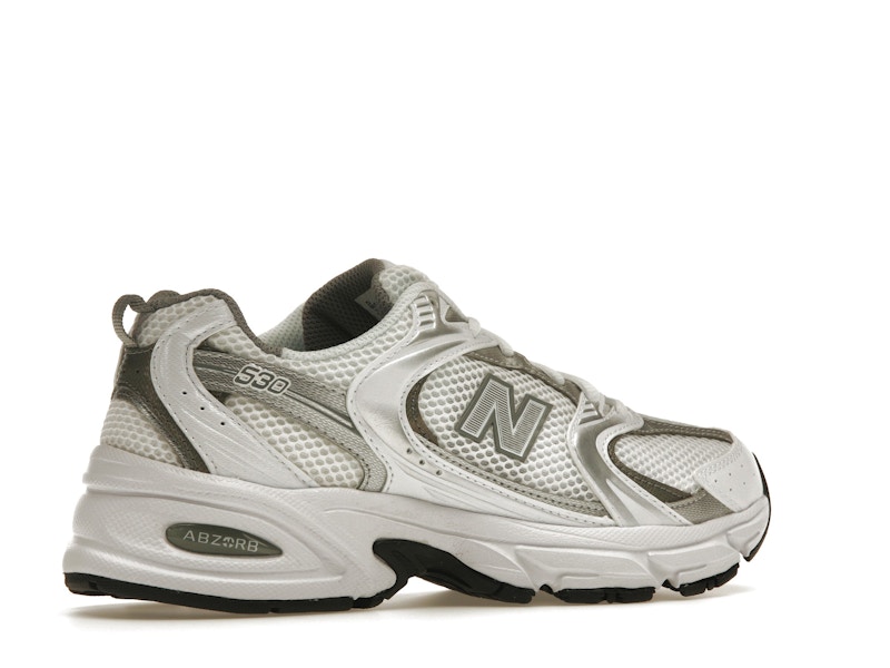 New Balance 530 White Silver Metallic
