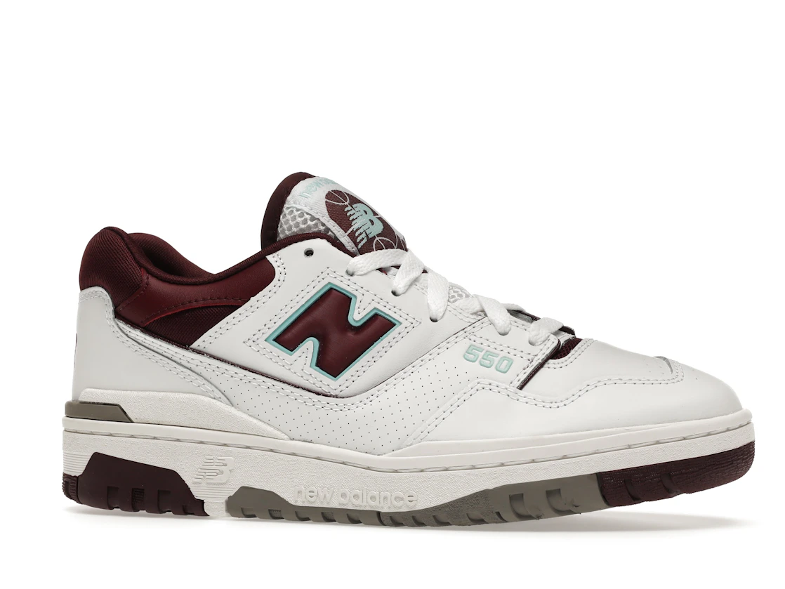 New Balance 550 Burgundy Cyan