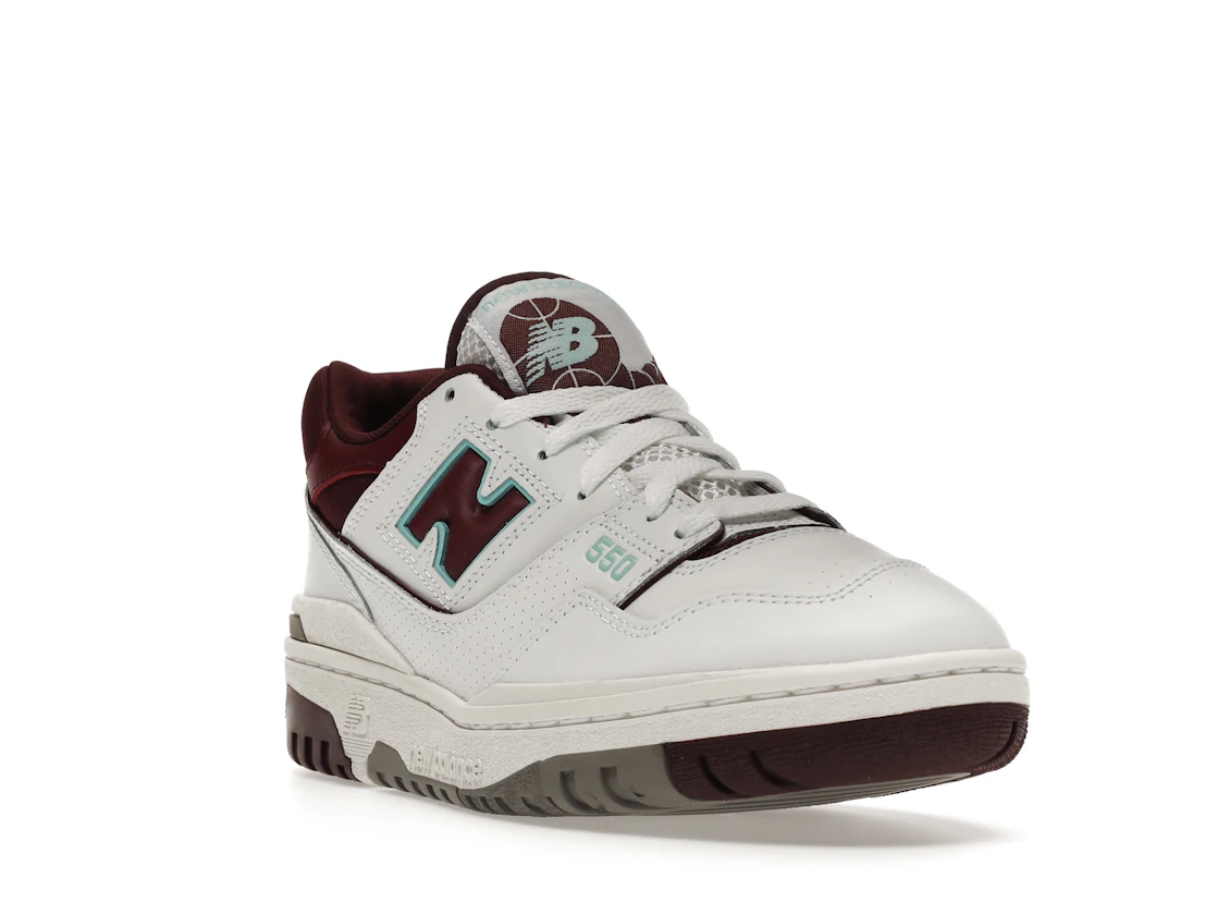 New Balance 550 Burgundy Cyan