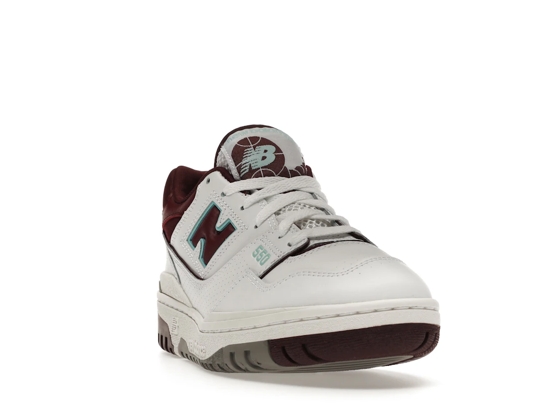 New Balance 550 Burgundy Cyan