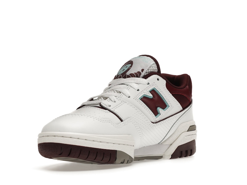 New Balance 550 Burgundy Cyan