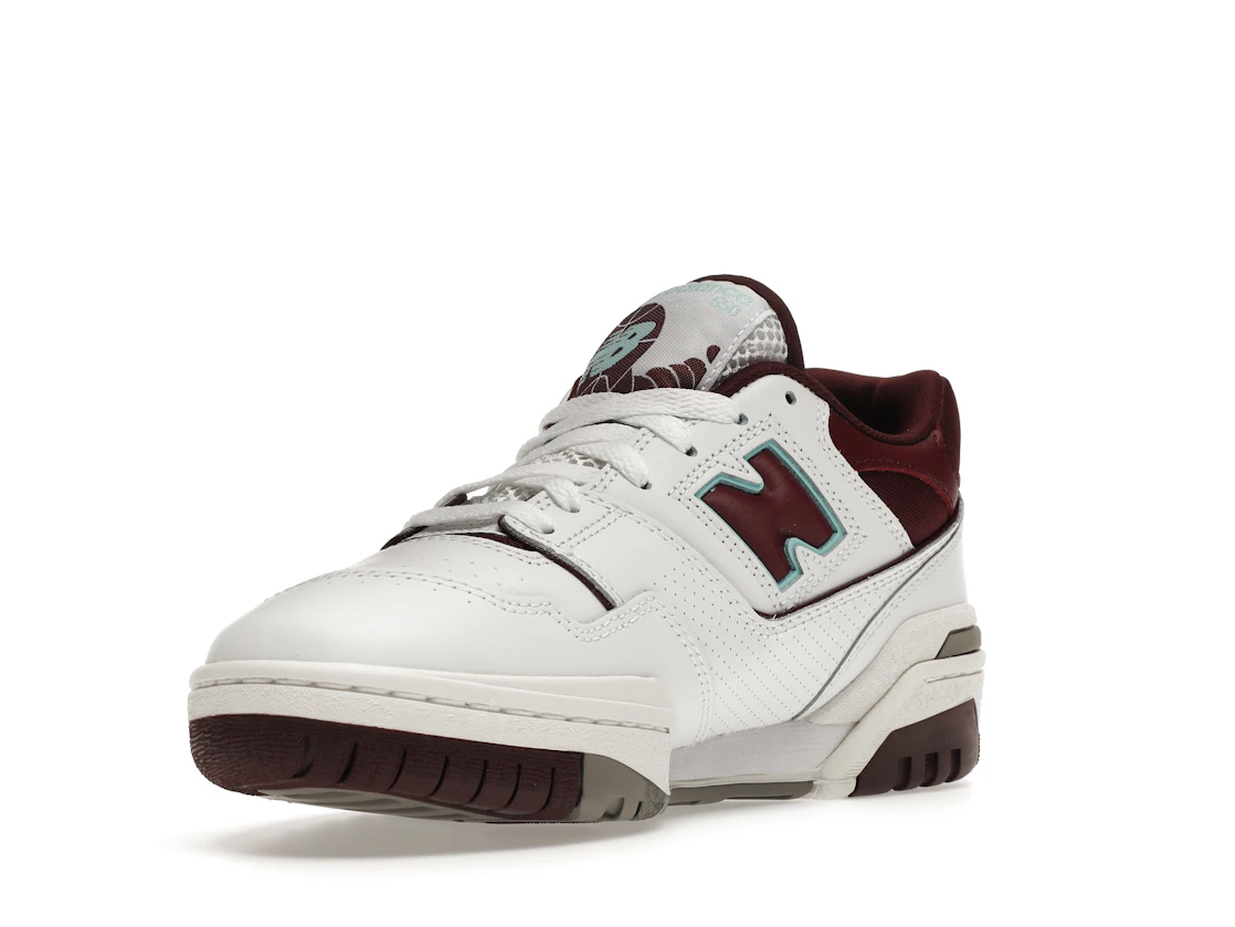New Balance 550 Burgundy Cyan