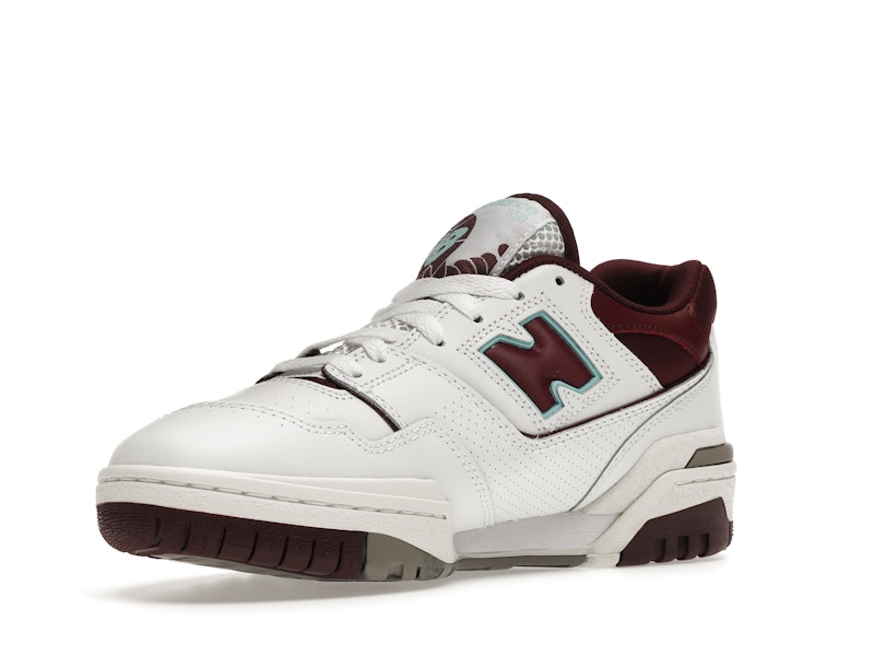 New Balance 550 Burgundy Cyan