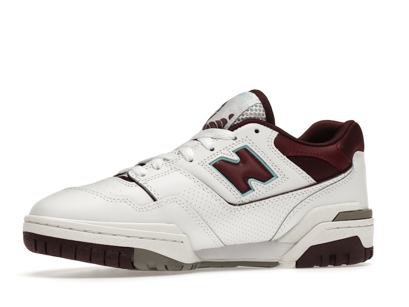 New Balance 550 Burgundy Cyan