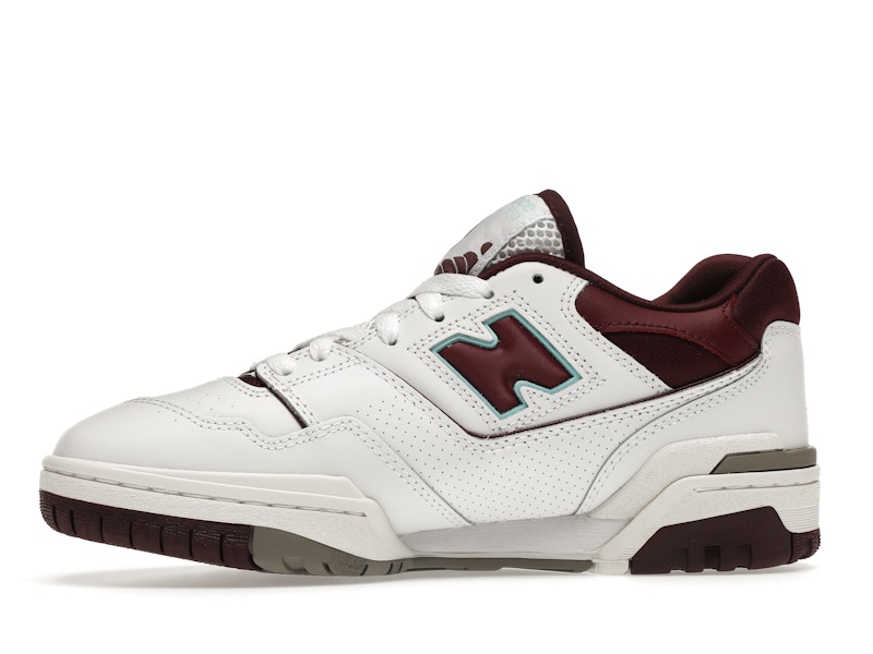 New Balance 550 Burgundy Cyan