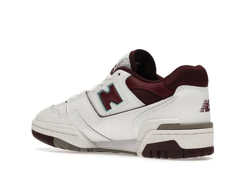 New Balance 550 Burgundy Cyan