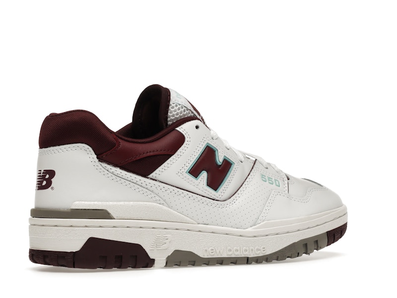 New Balance 550 Burgundy Cyan