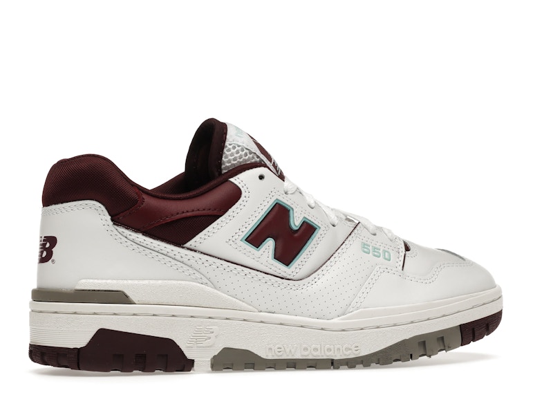 New Balance 550 Burgundy Cyan
