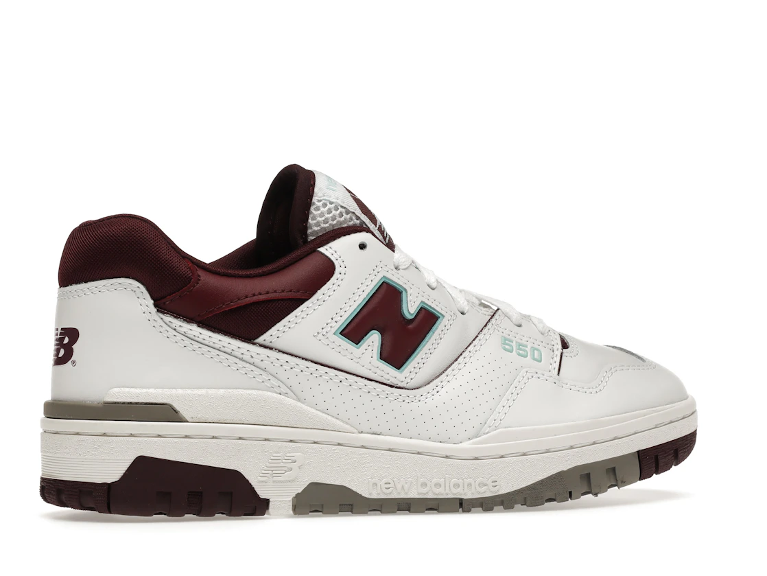 New Balance 550 Burgundy Cyan