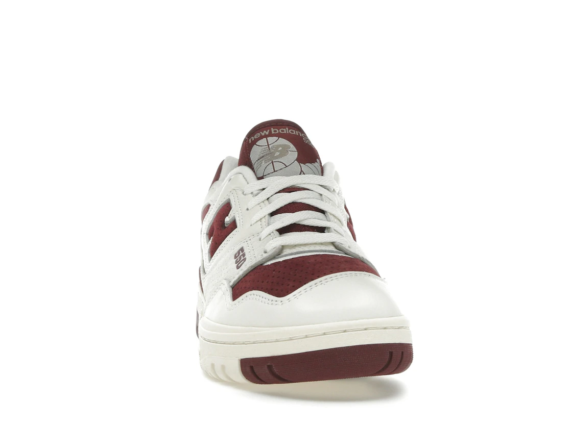New Balance 550 Sea Salt Classic Crimson