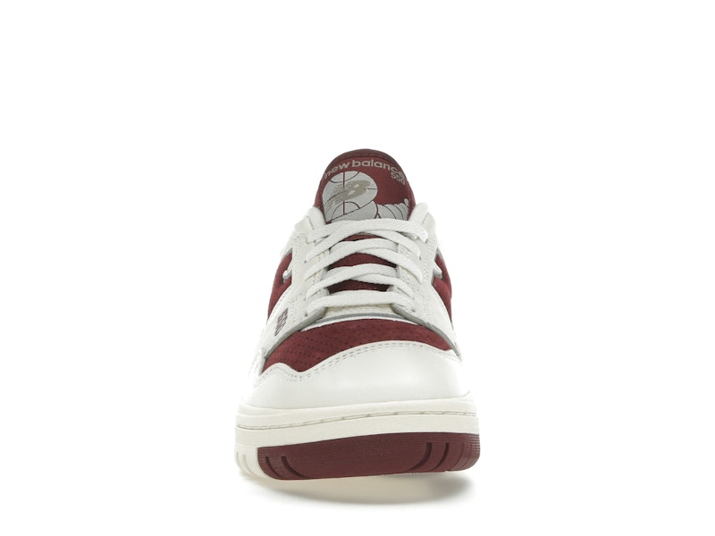 New Balance 550 Sea Salt Classic Crimson