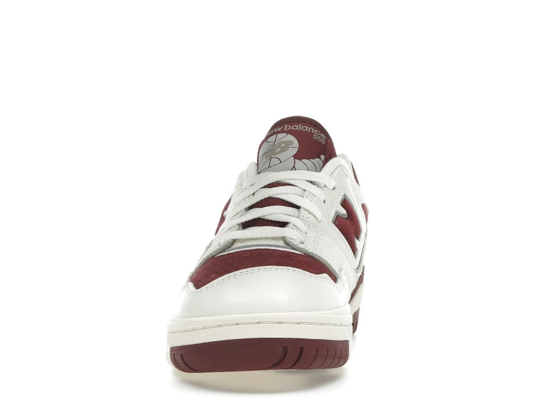 New Balance 550 Sea Salt Classic Crimson