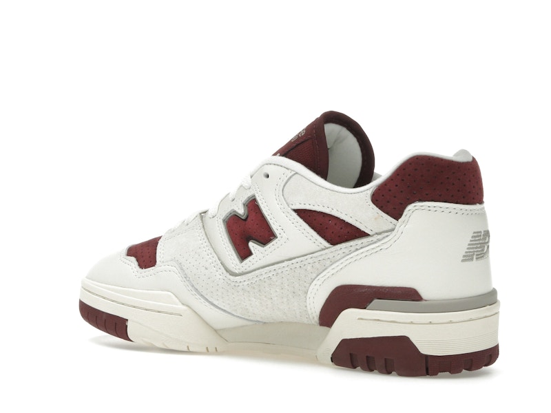 New Balance 550 Sea Salt Classic Crimson