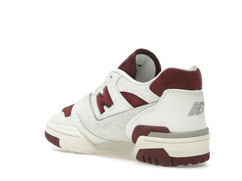 New Balance 550 Sea Salt Classic Crimson
