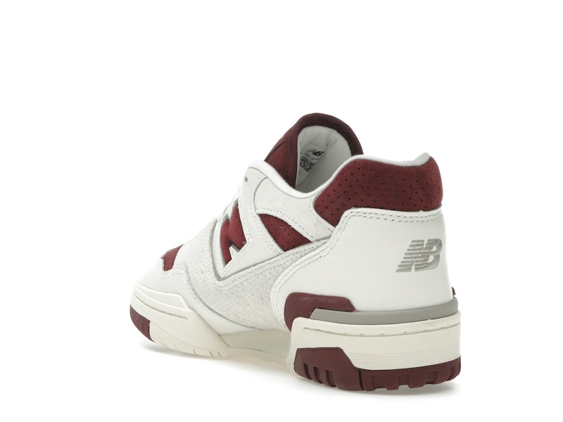 New Balance 550 Sea Salt Classic Crimson