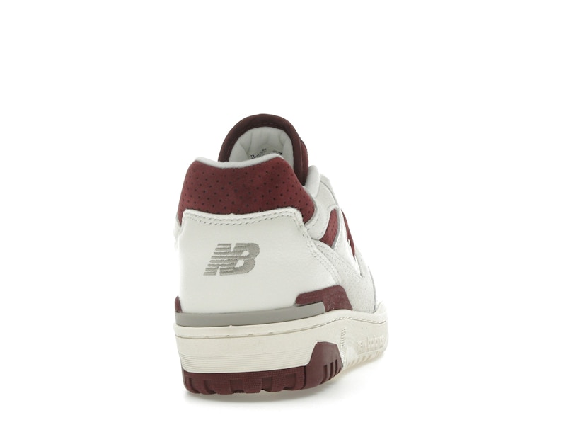 New Balance 550 Sea Salt Classic Crimson